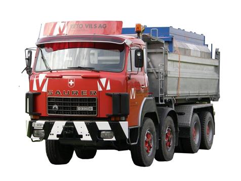 LKW Foto Saurer D330 3a Baukipper Schweiz 10x15cm//LF265