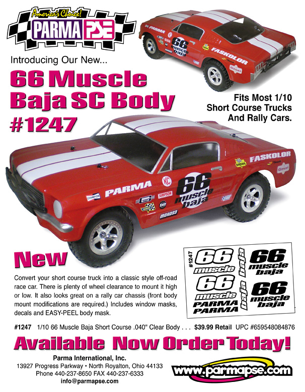 Parma muscle deals rc body