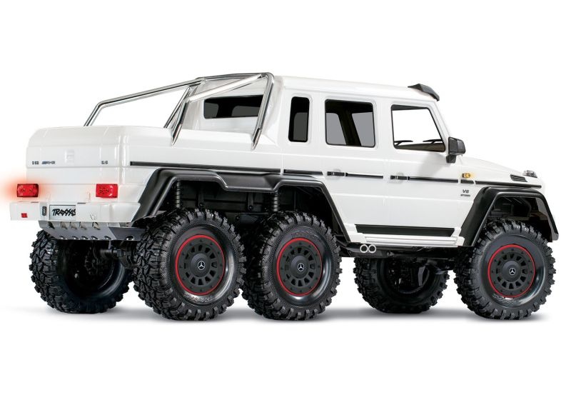 RC Fahrzeug :: Zubehör und Ersatzteile :: Ersatzteile :: CRAWLER TRX-6 1:10  6WD EP RTR MERCEDES G63 AMG 6x6 - WHITE SANS chargeur et SANS