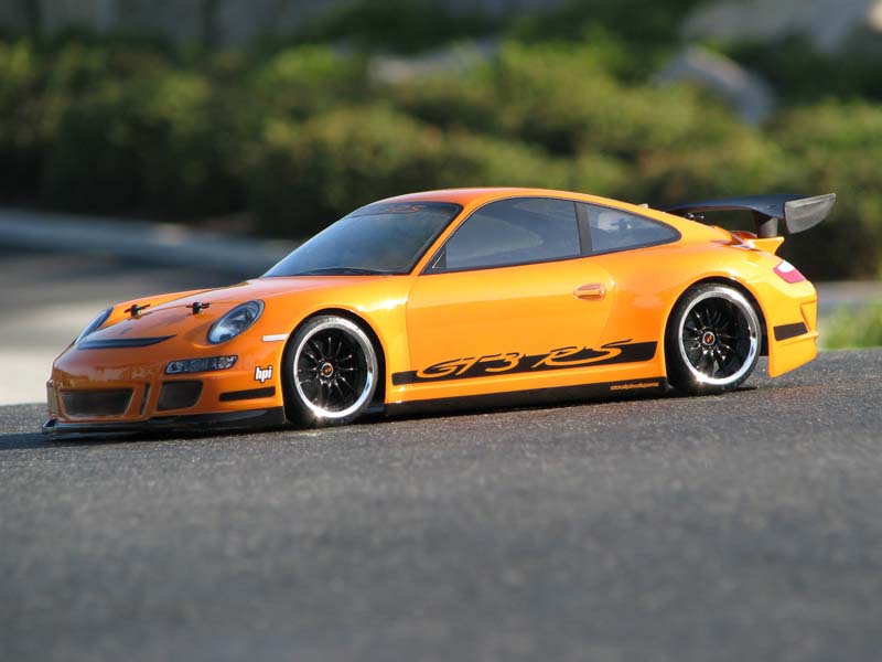 RC Fahrzeug Zubehor und Ersatzteile Karosserie Karosserie Porsche 911 GT3 RS 200mm klar 1 10