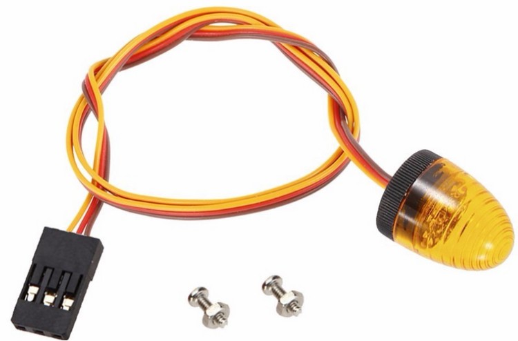 RC Fahrzeug :: Zubehör und Ersatzteile :: Ersatzteile :: Blinklicht, orange,  runde Form, 13x17mm