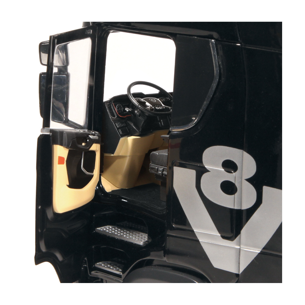Sammler-Modell :: Lastwagen (LKW) :: Scania 730S schwarz V8 1:18