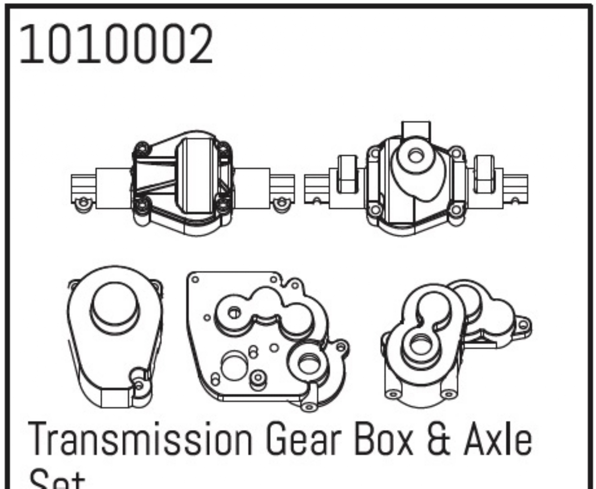 RC Fahrzeug Zubehör und Ersatzteile Transmission Gear Box & Axle Set
