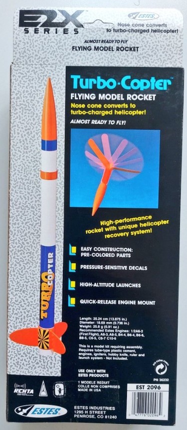 Flugzeug :: Modell Raketen :: Modellrakete Estes Turbo Copter, 572mm