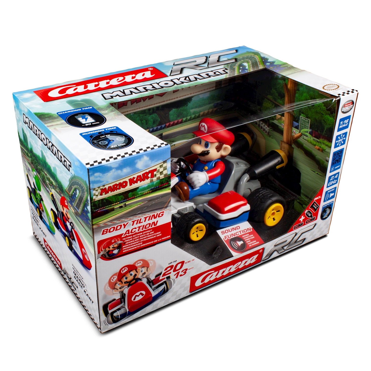 Carrera RC 370162107X Mario Kart Mario - Race Kart 1:16 Véhicule RC  débutant électrique Voiture de tourisme - Voiture télécommandée - Achat &  prix