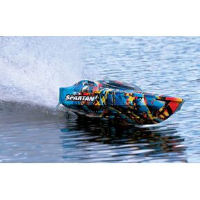 Schiffe Boote Waffen SPARTAN Boot 1037mm 2.4GHz EP RTR Rock n Roll