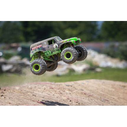 ホビーラジコン LOSI MINI LMT 4X4 Grave Digger RTR Losi「1/18 Mini LMT 4X4 Brushed Monster Truck RTR, Grave Digger