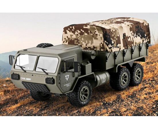 TOUCAN RC HOBBY 8x8 RC Military Truck 1/12 HG P802 Radio Control Car Metal Chassis Sounds Lights,US In Stock